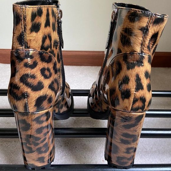 SCHUTZ Women Nandy Patent Leather Platform Boots NEW NWOB - Picture 5 of 8